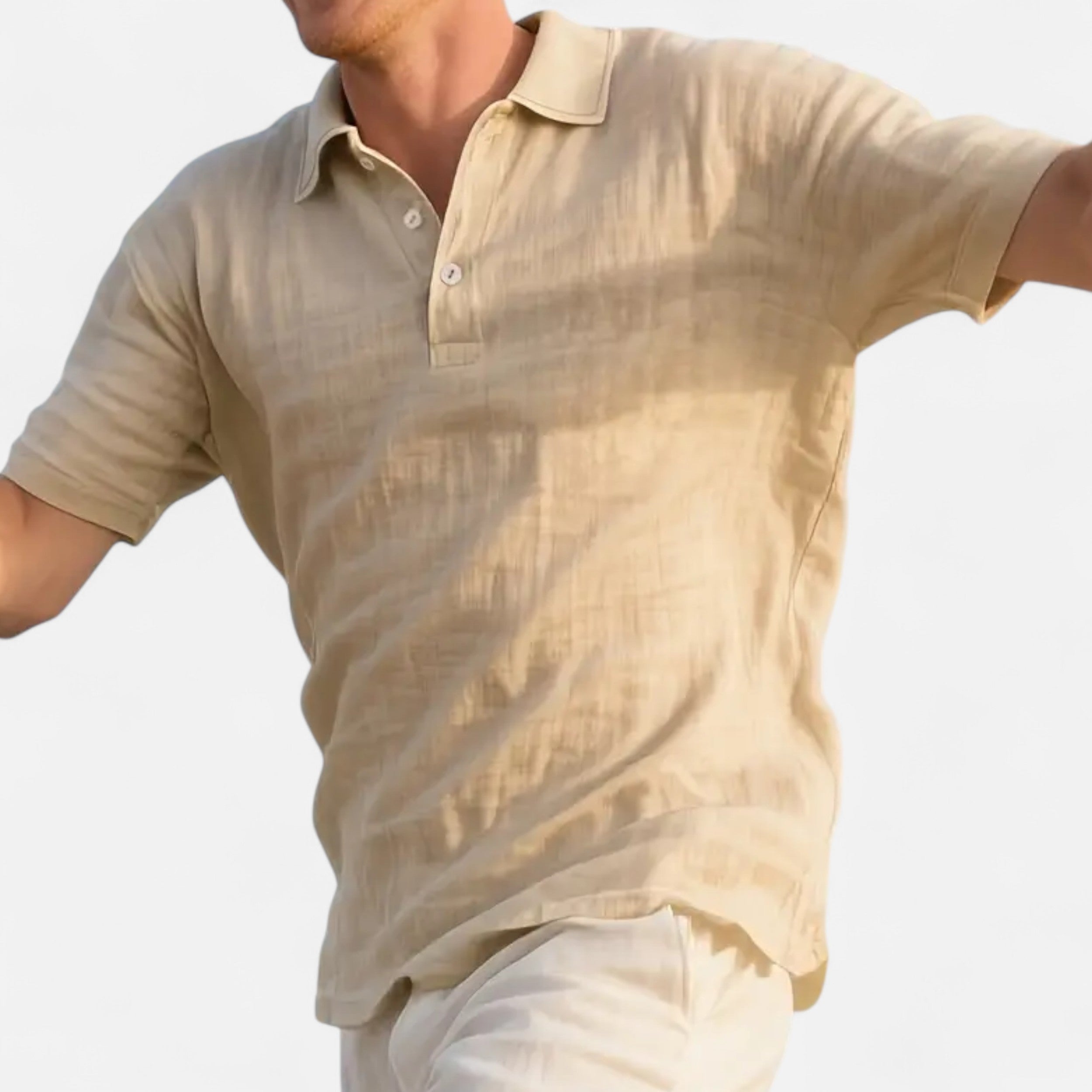 Velqlo | Men’s Linen Polo Shirt