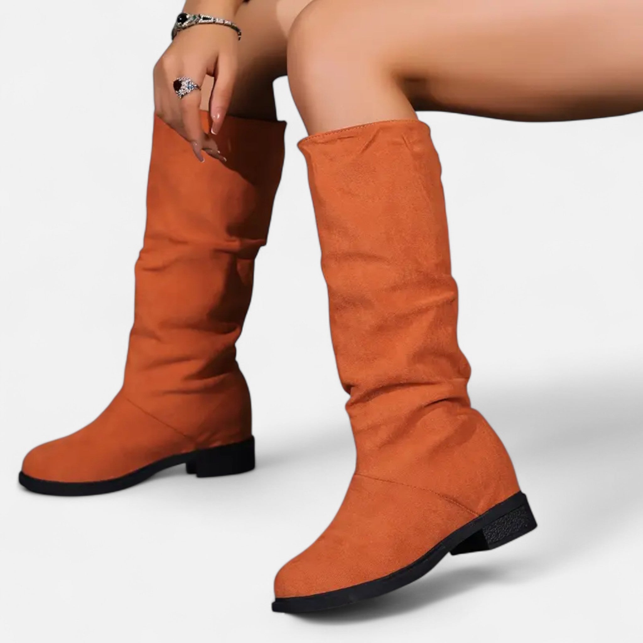 Velqlo | Bottes mi-mollet décontractées pour femmes
