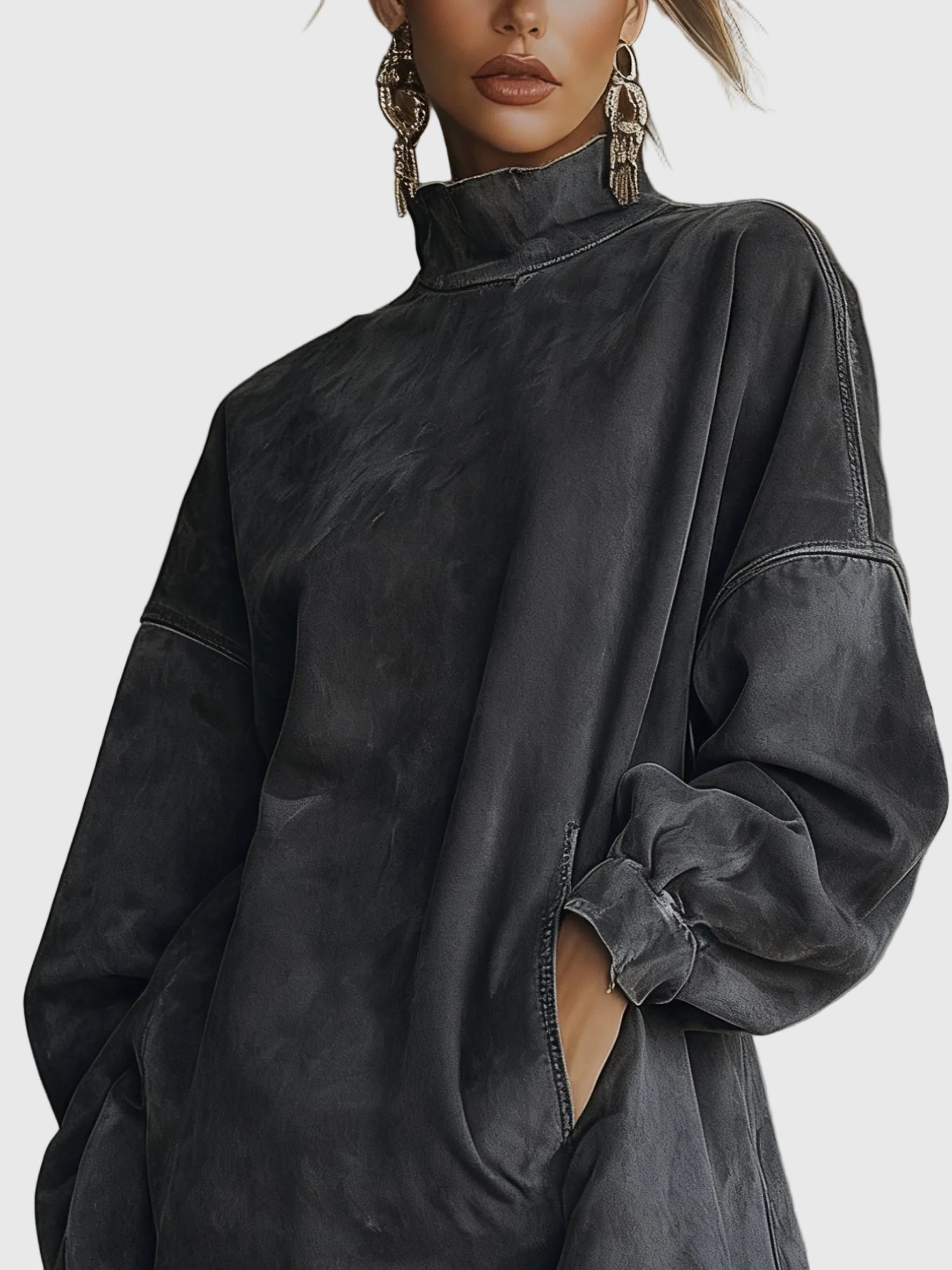 Oliva | Robe à Col Montant