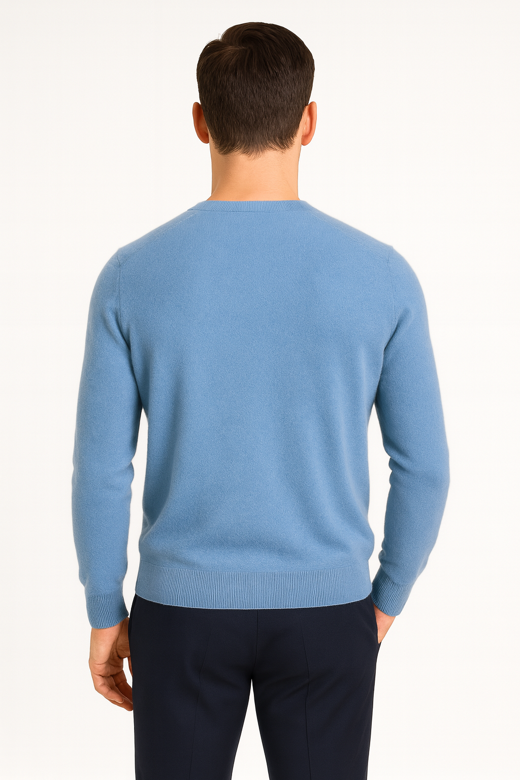 Pull Tricoté Col Rond pour Hommes Velqlo