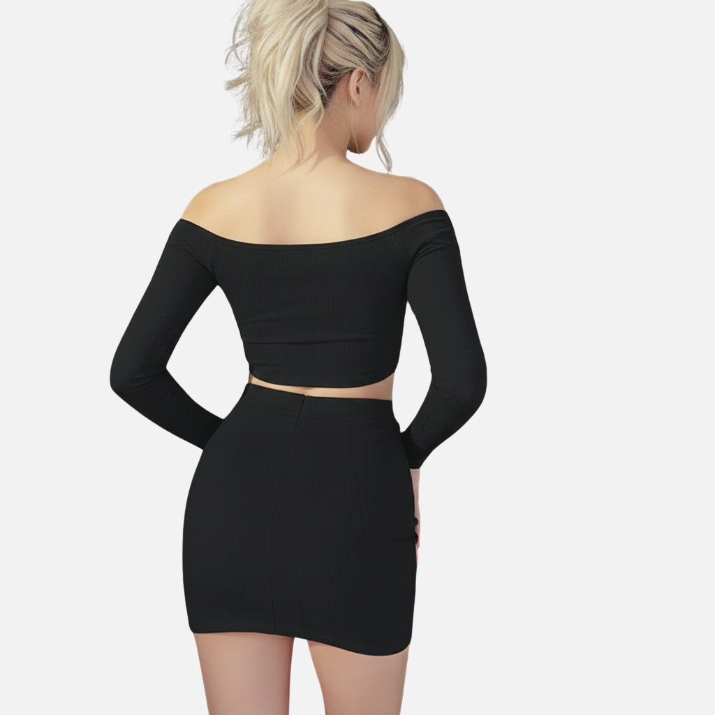 Velqlo | Ensemble jupe moulante élégant pour femme, idéal pour les occasions spéciales