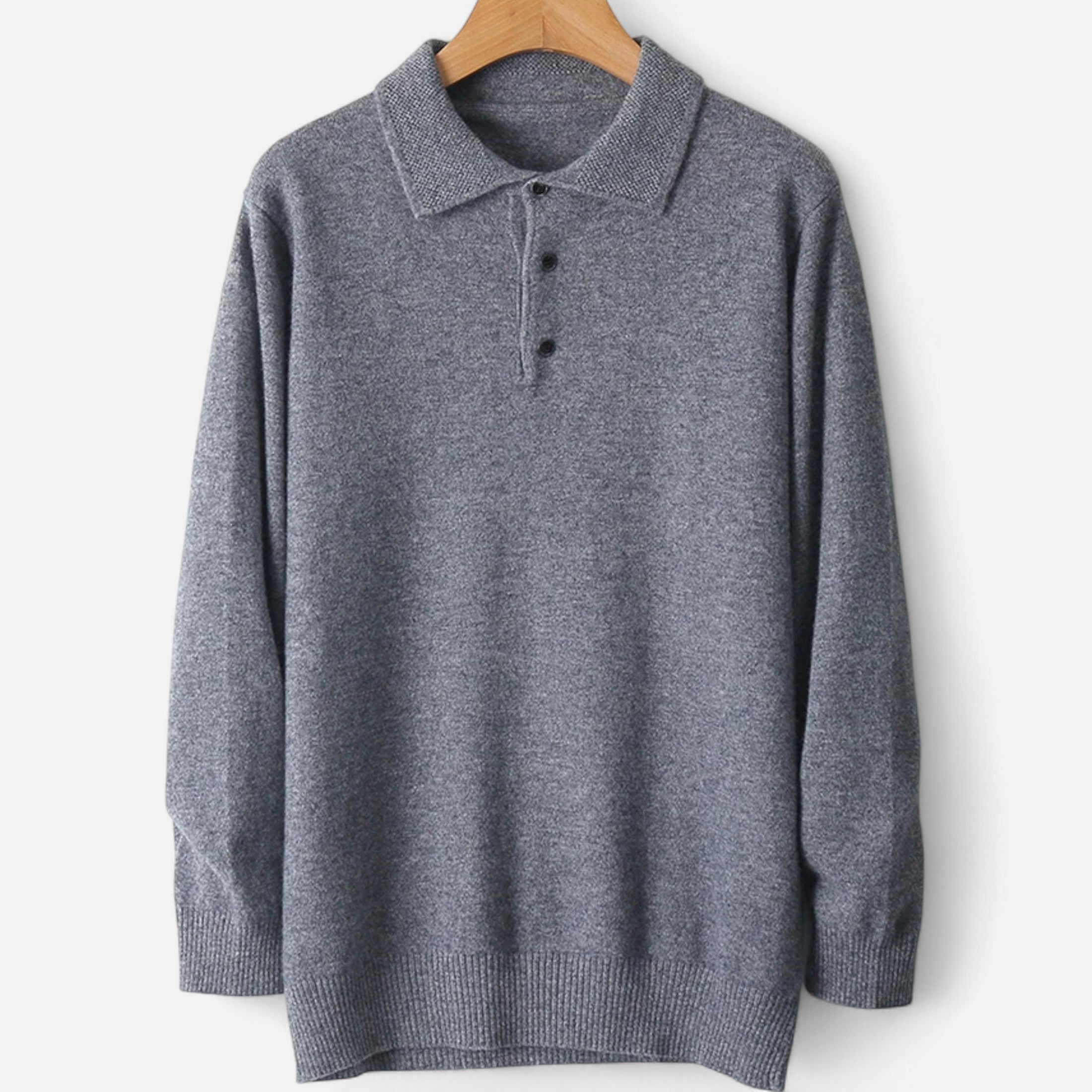Velqlo | Pull Polo en Laine Mérinos pour Hommes