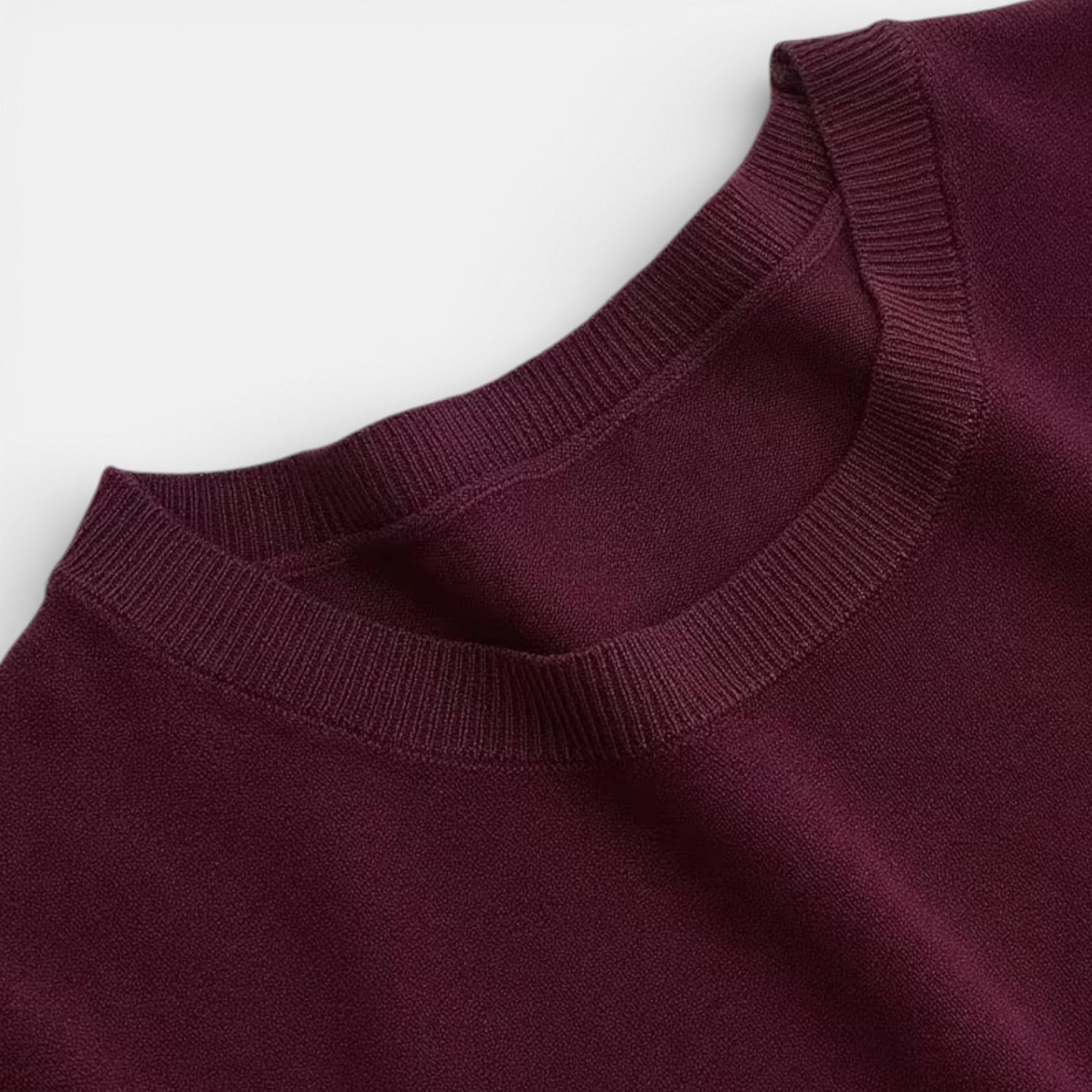 Velqlo | T-shirt en Tricot pour Femmes Mélange de Laine Confortable Coupe Classique