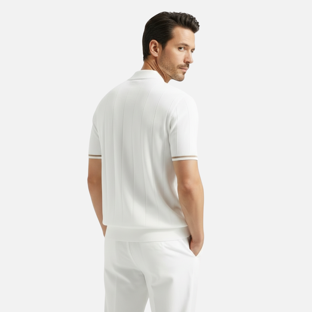 Velqlo | Polo d'été léger pour homme coupe ajustée