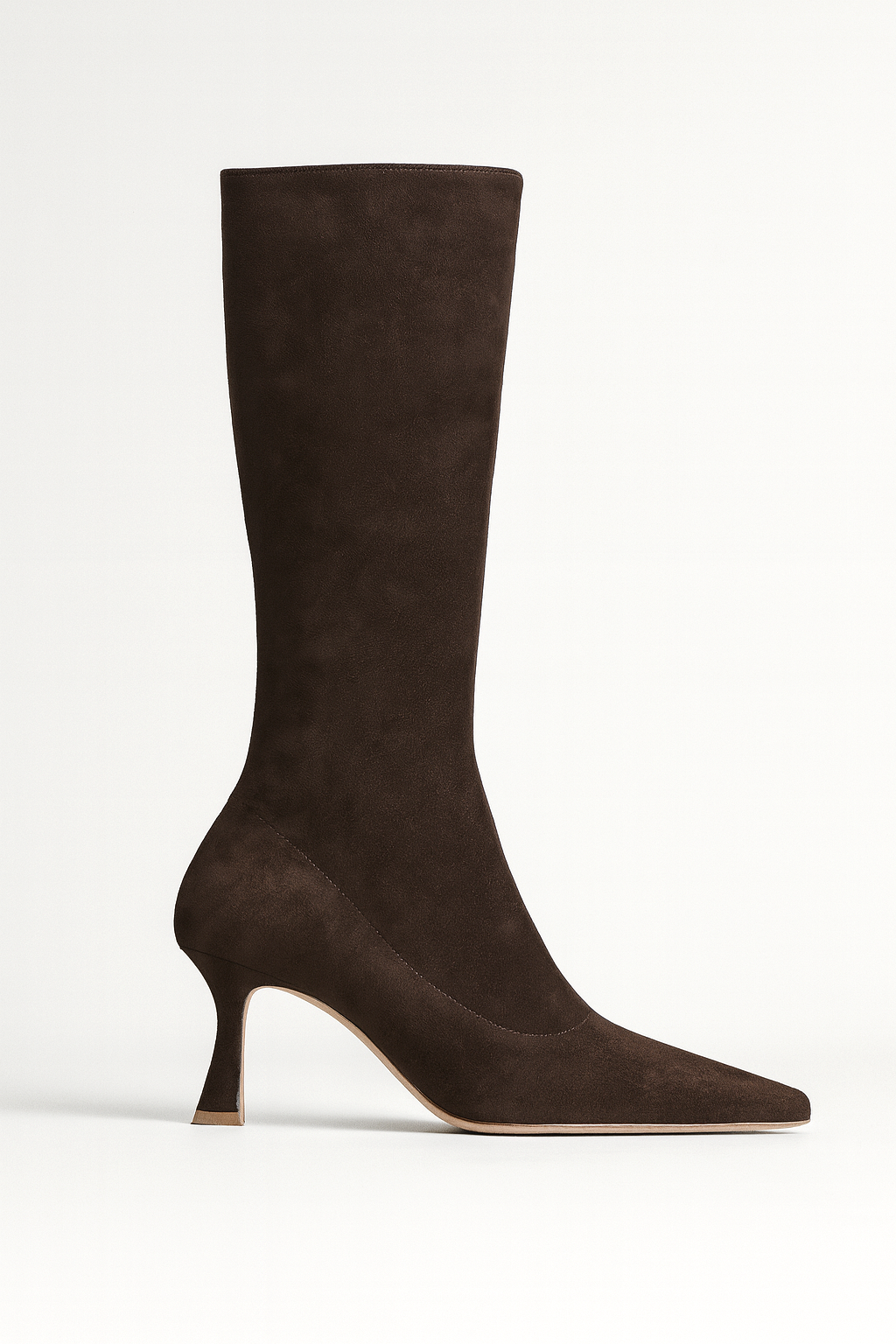 Velqlo | Bottes Hautes à Genoux pour Femmes avec Fermeture Éclair Latérale