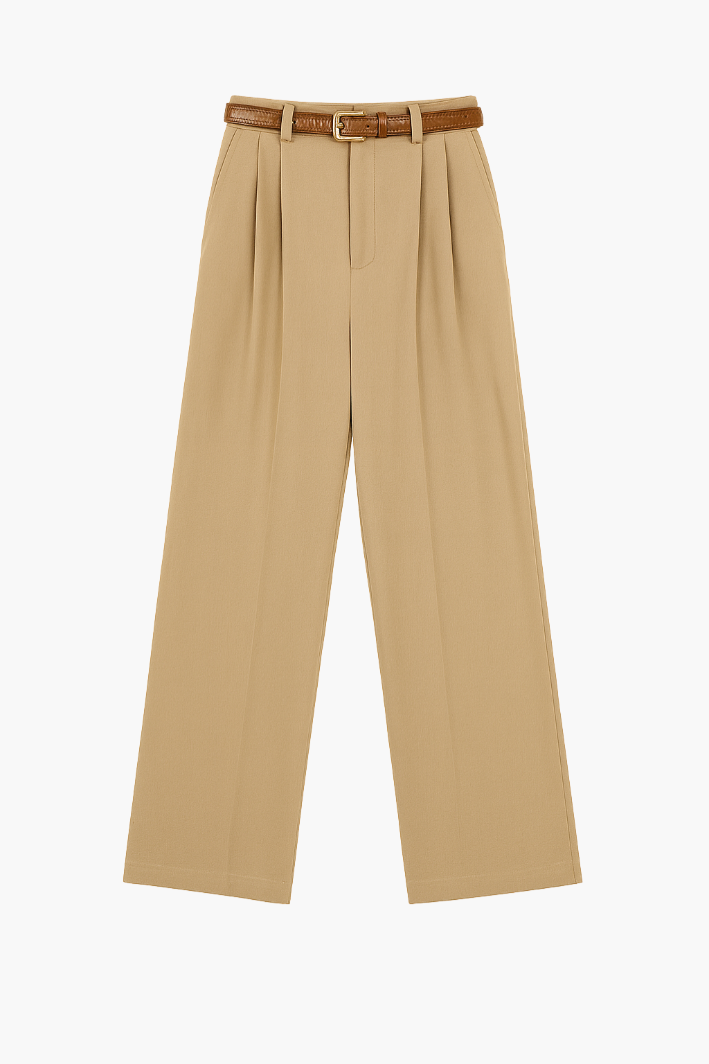 Pantalons Satinés à Taille Haute et Jambes Large pour Femmes Velqlo