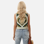 Velqlo | Débardeur ajusté en tricot pour femme pour l'été