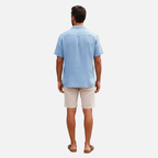 Velqlo | Chemise ample en légère en coton pour homme, respirante pour l’été