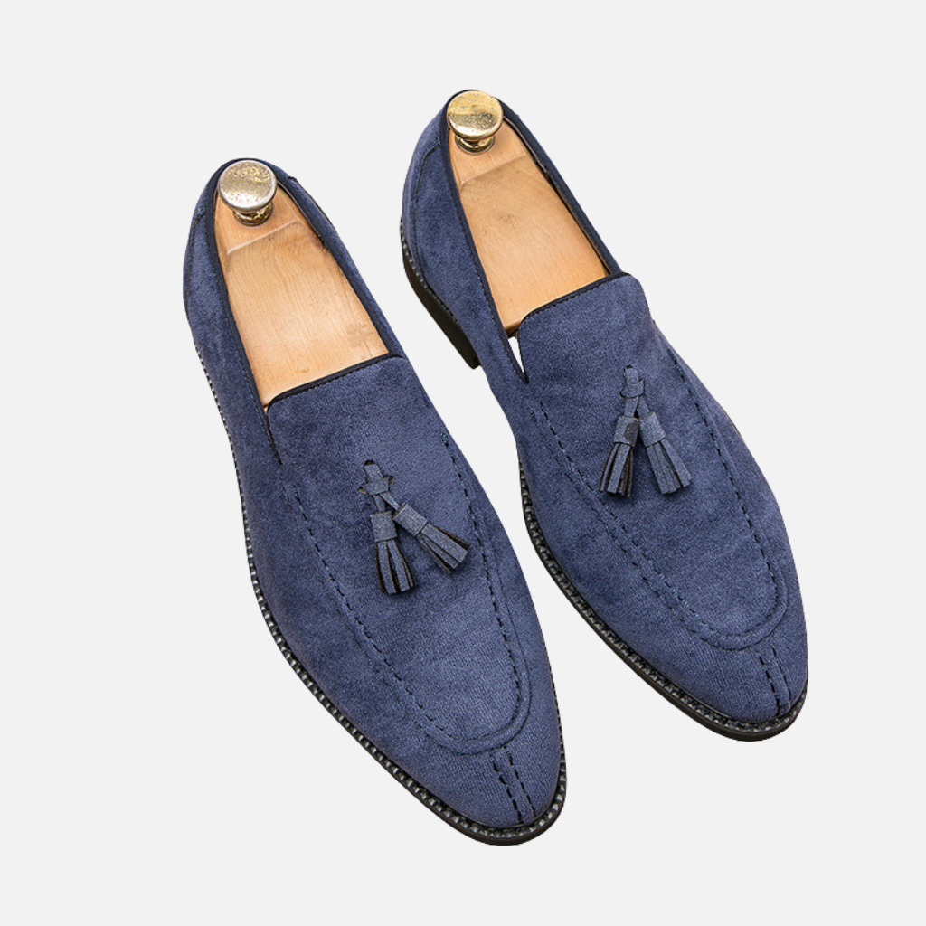 Velqlo | Chaussures en daim antidérapantes pour homme, coupe respirante