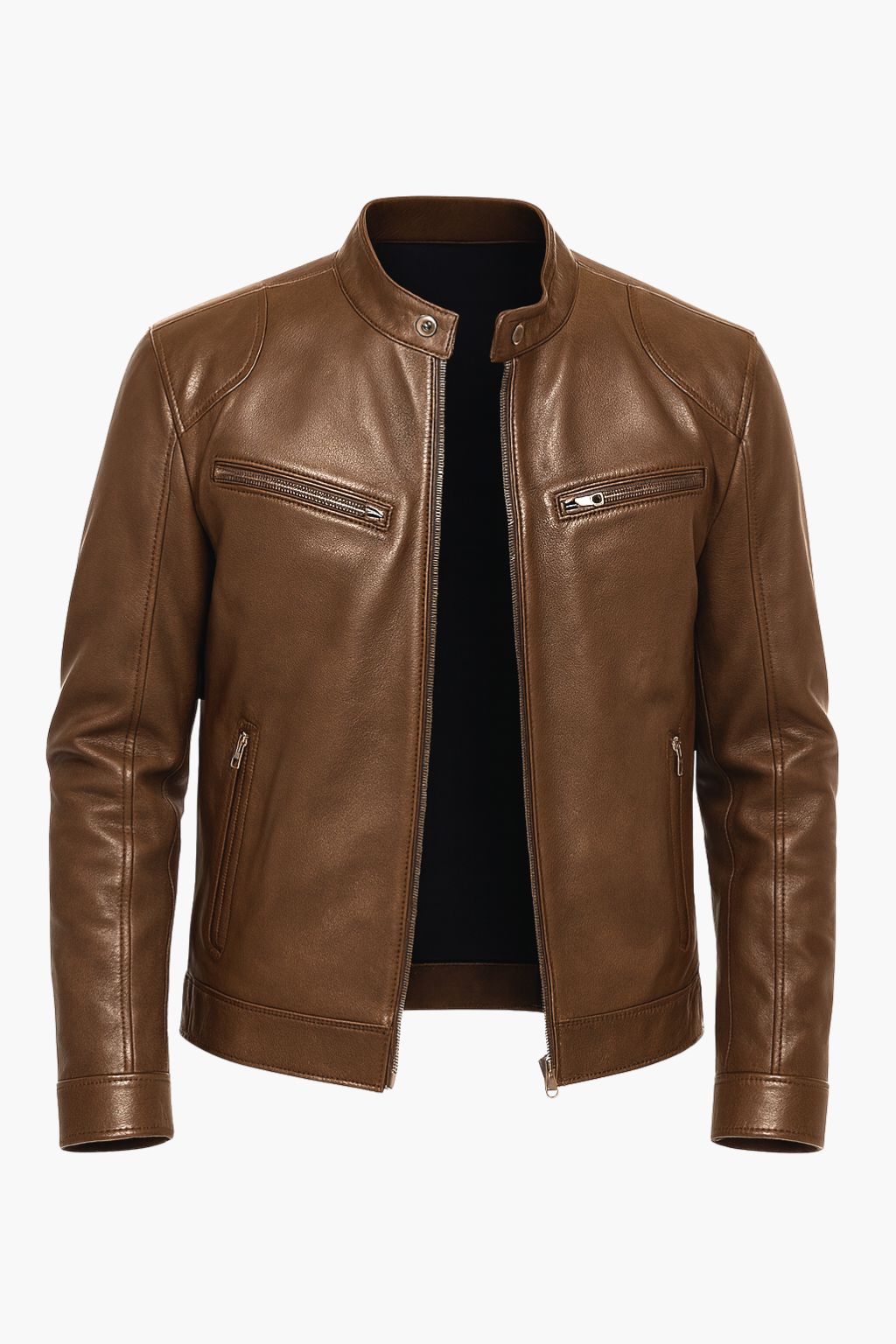 Veste en Cuir pour Hommes Velqlo