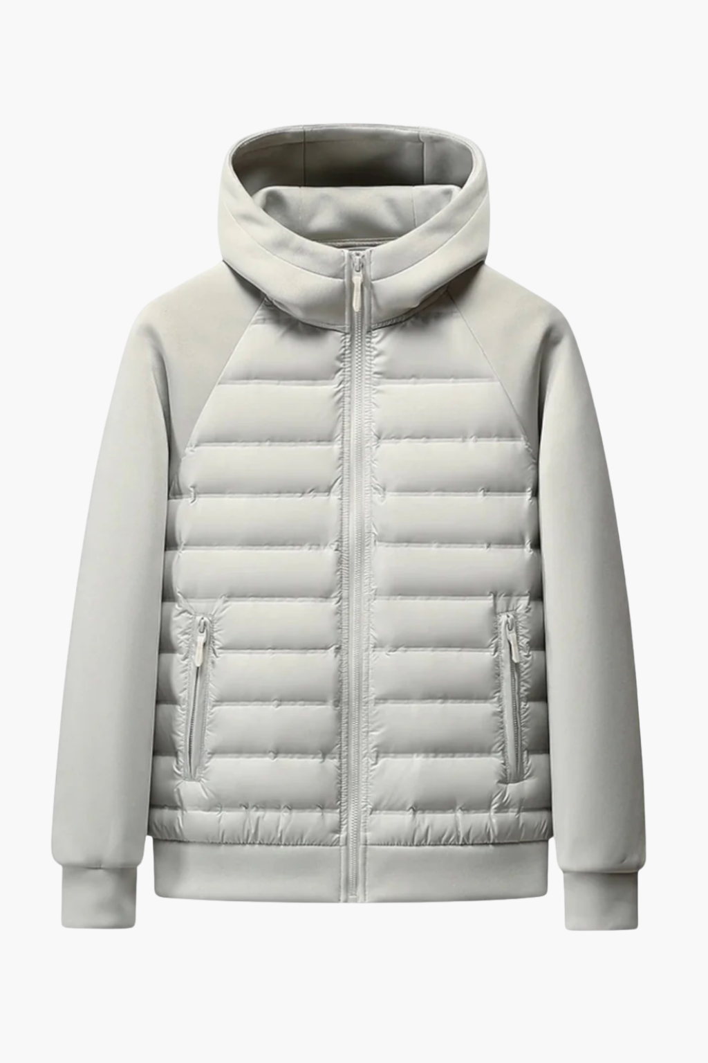 Veste à Capuche en Duvet pour Hommes Velqlo – Remplissage en Duvet de Canard Matelassé