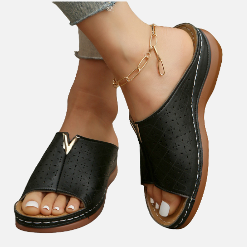 Velqlo | Sandales Compensées Femme Plateforme Usage Quotidien