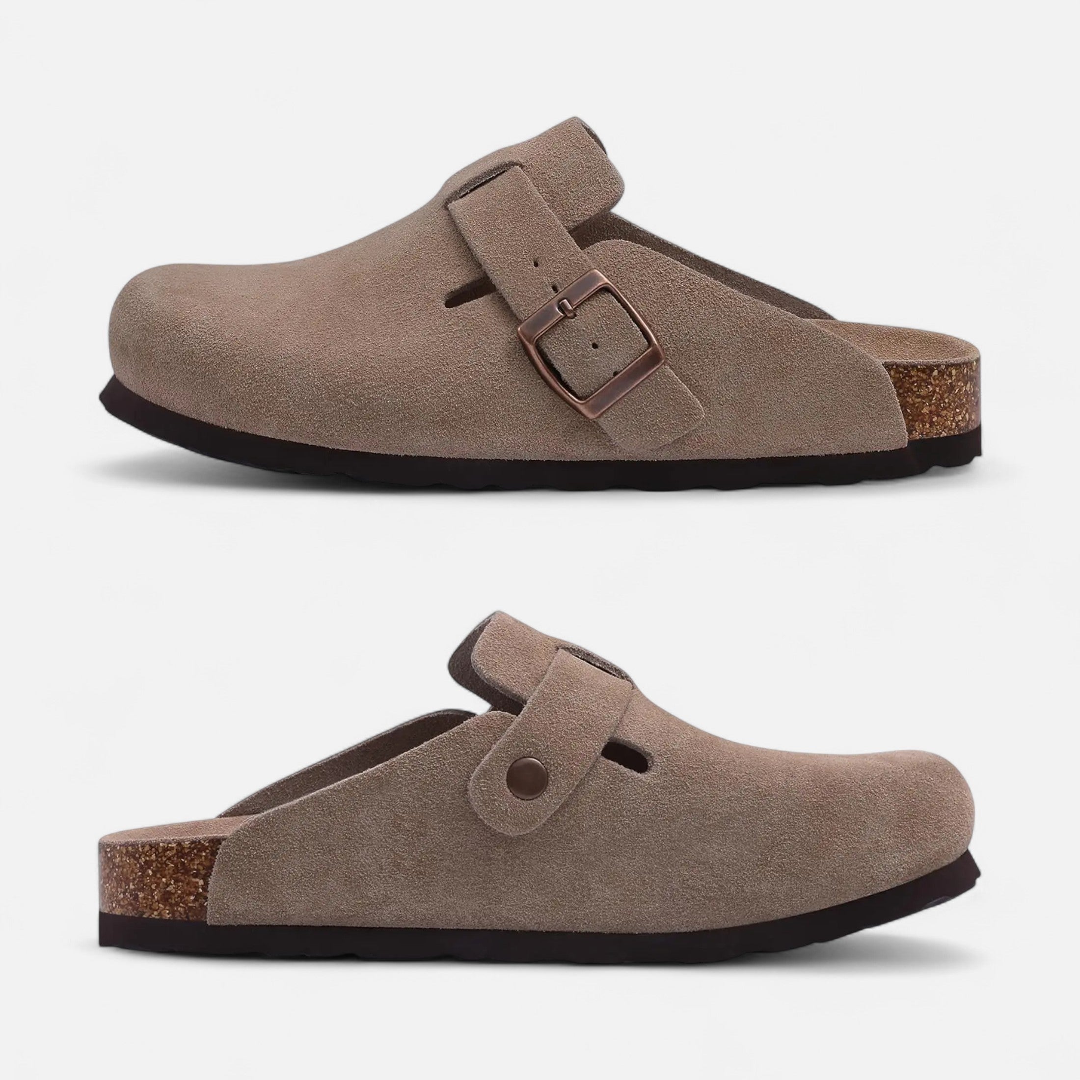 Velqlo | Mules en cuir liège pour femmes