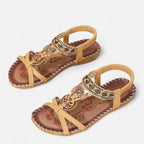 Velqlo | Women’s Rhinestone Butterfly Sandals – Boho Summer Charm