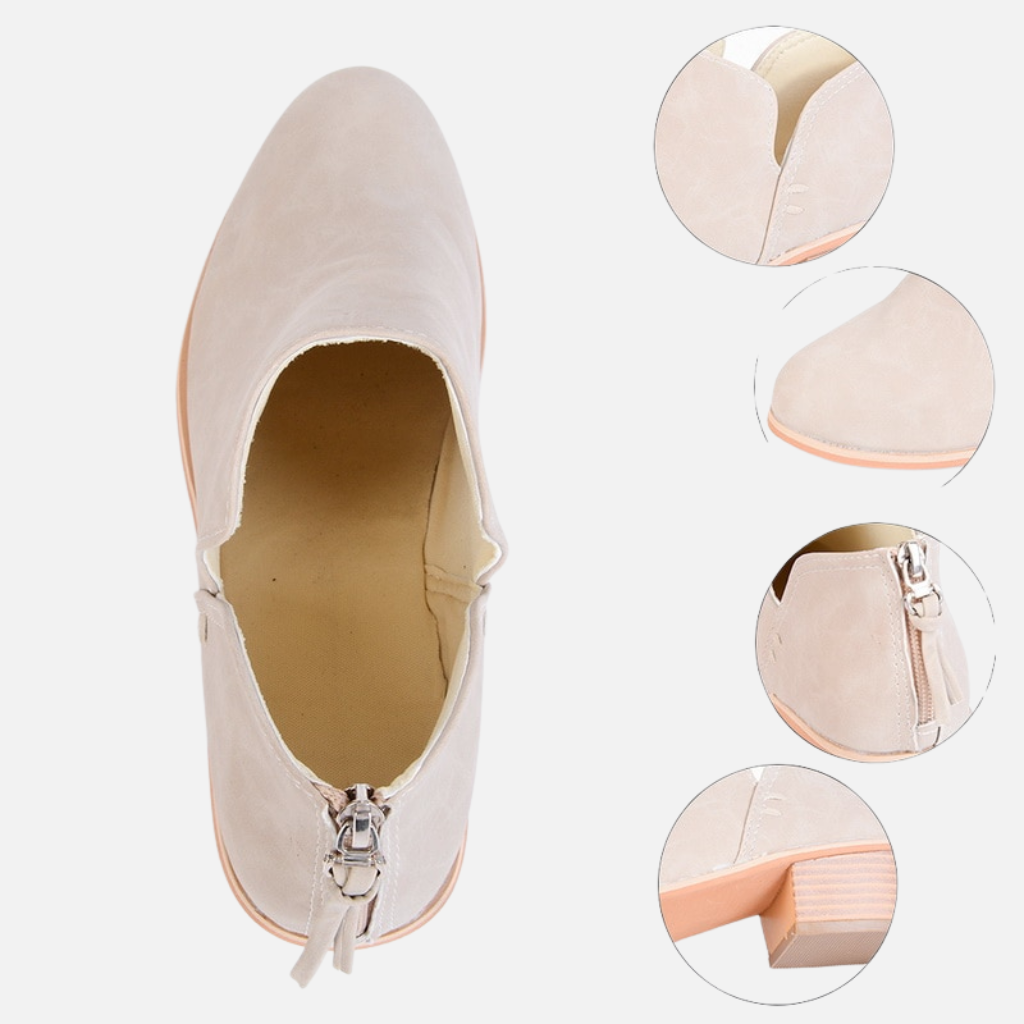 Velqlo | Bottines Élégantes à Talons Hauts pour Femme – Mode Automne