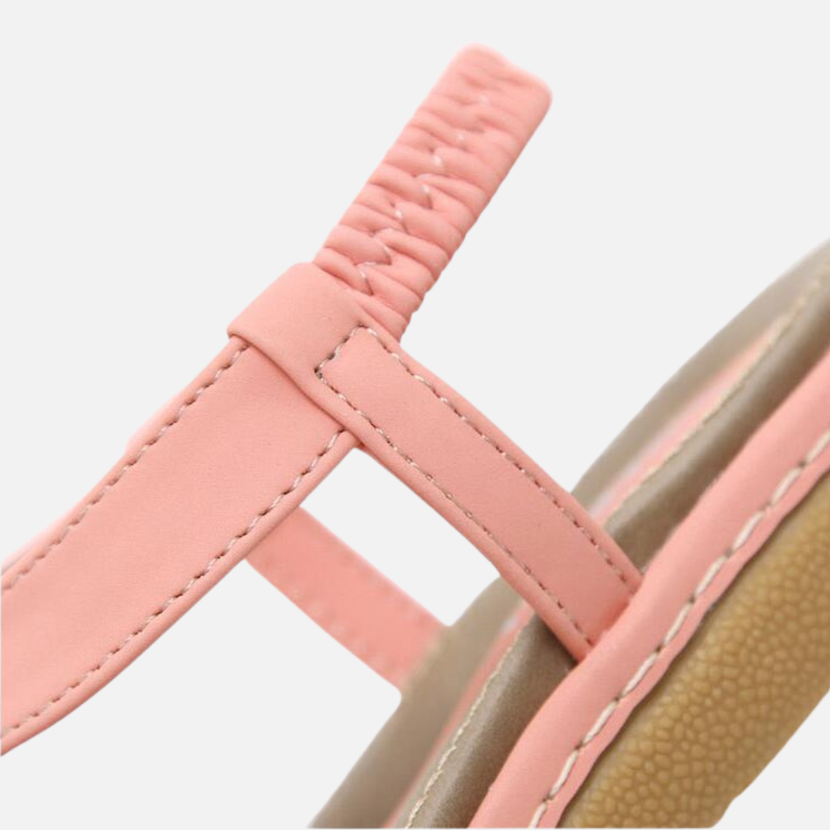 Velqlo | Sandales plateforme décontractées pour femme avec bride à la cheville