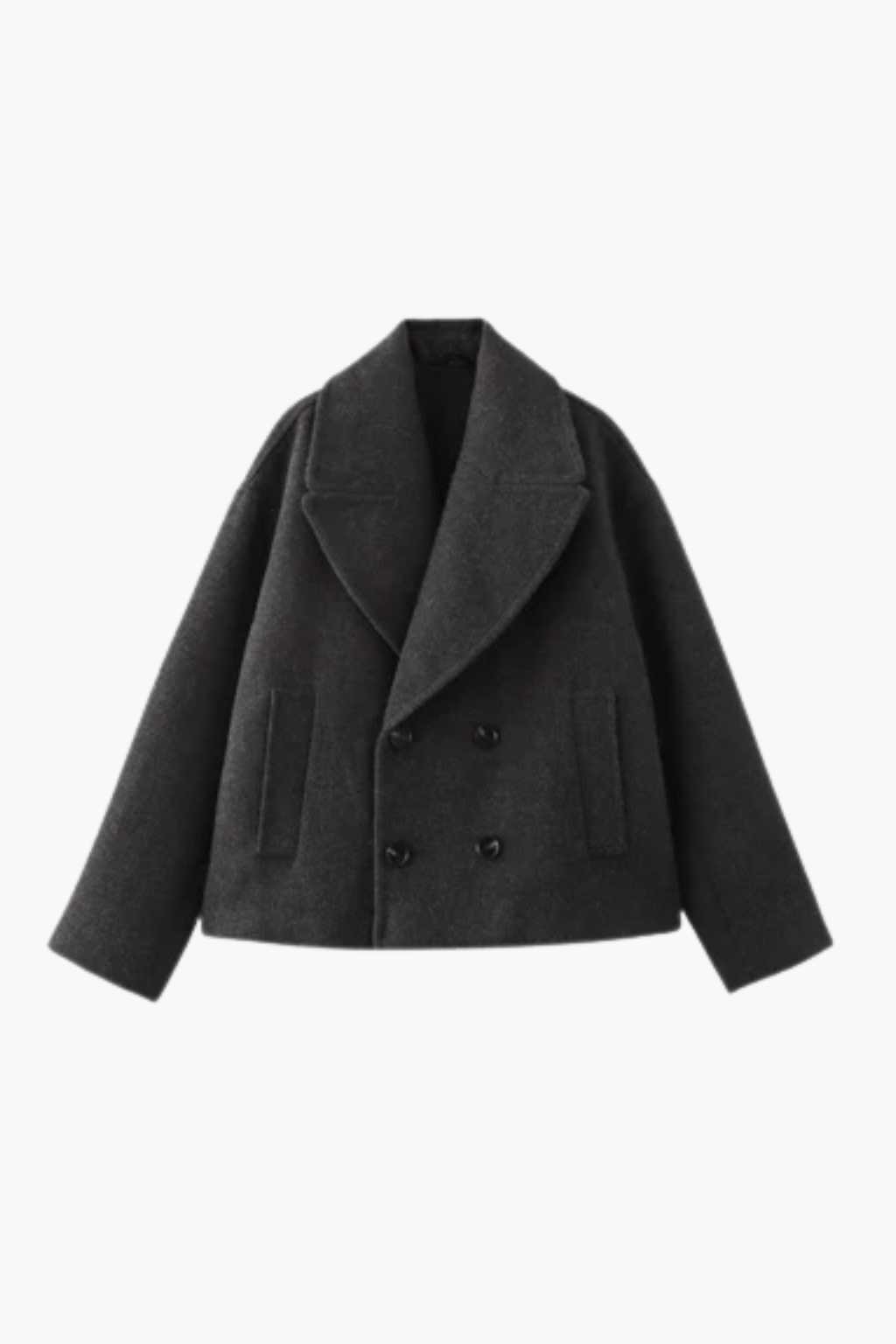 Manteau court en mélange de laine pour femmes Velqlo