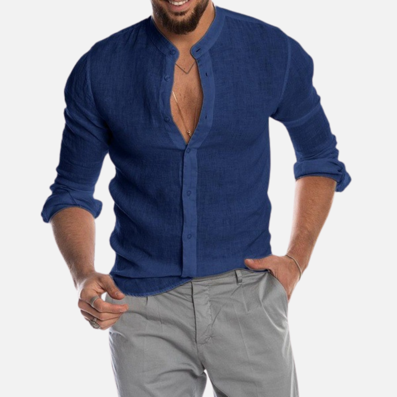 Velqlo | Chemise d’été pour homme fabrication italienne coupe classique