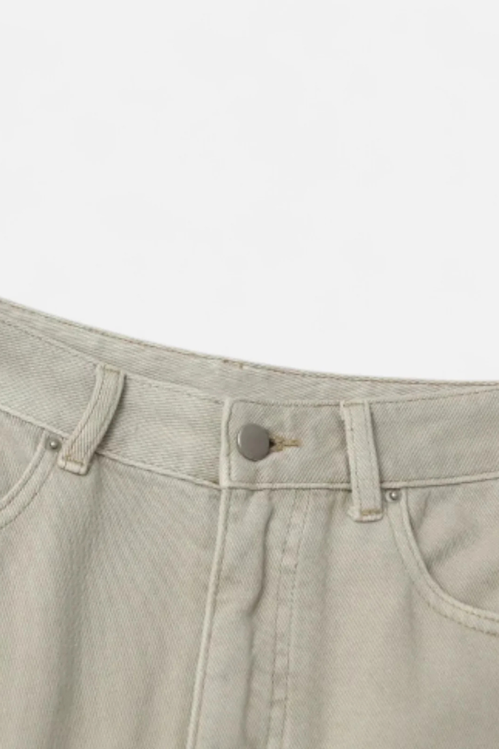 Jeans droits en coton taille haute pour femmes Velqlo