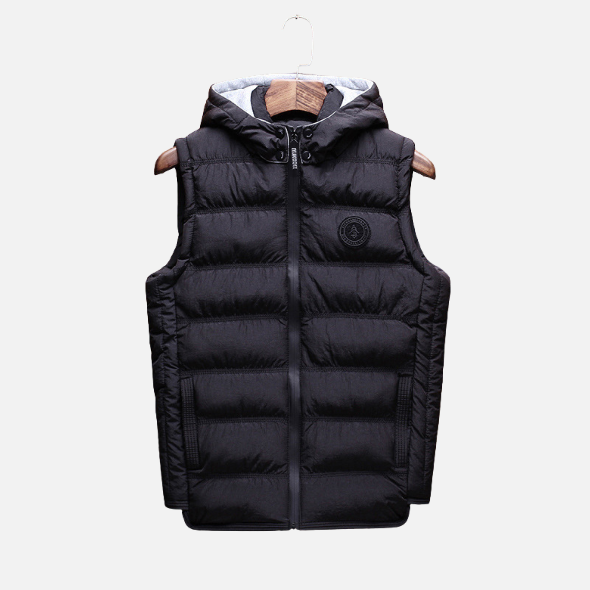 Velqlo | Gilet en Coton Respirant Homme Coupe Ajustée Superposition