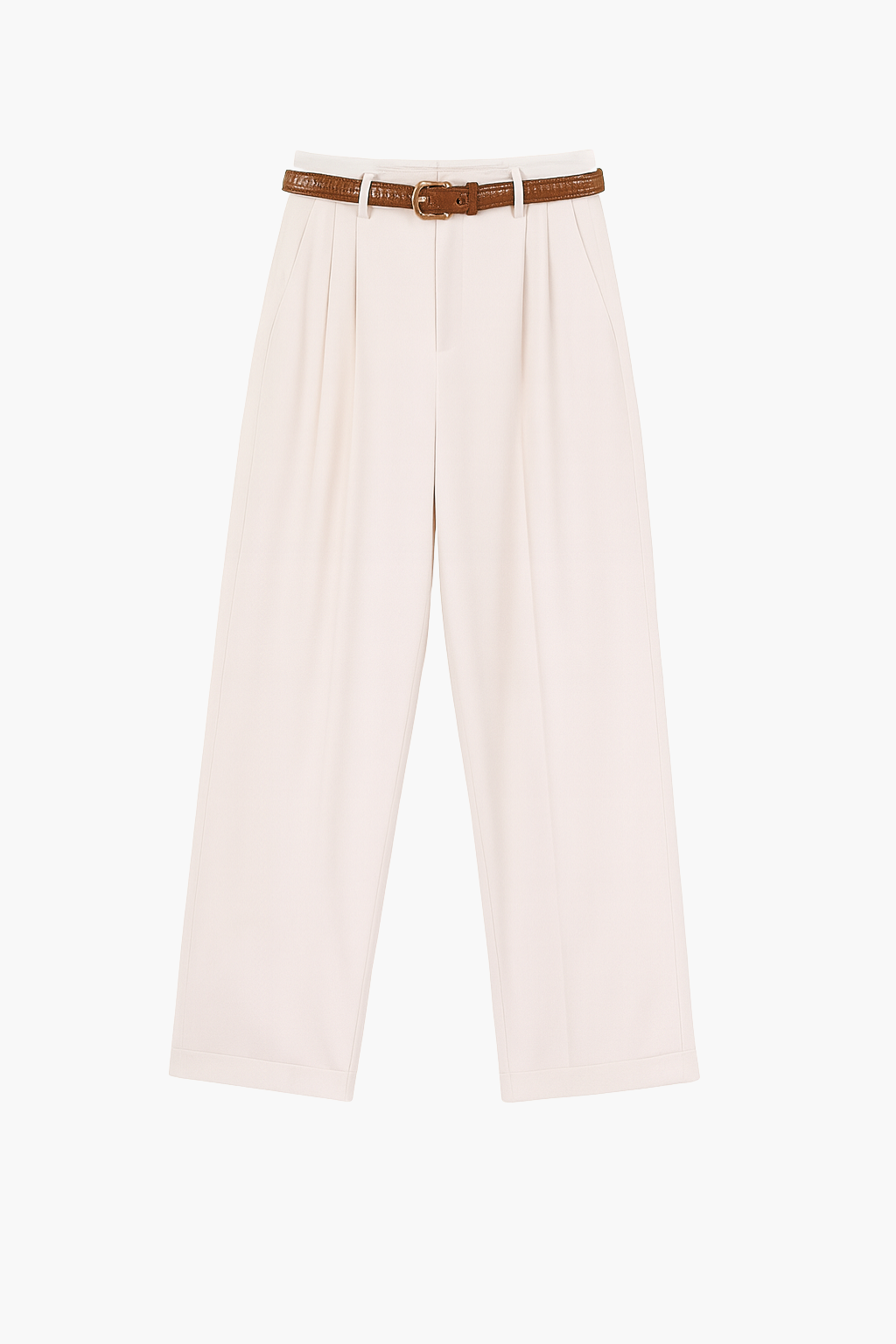 Pantalons Satinés à Taille Haute et Jambes Large pour Femmes Velqlo