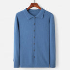 Velqlo | Chemise en Maille de Laine – Texture Moelleuse et Élégance "Old Money" Homme