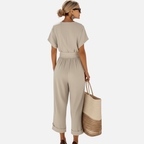 Velqlo | Ensemble assorti pour femme, coupe slim moderne