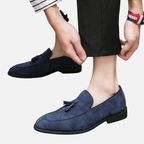 Velqlo | Chaussures en daim antidérapantes pour homme, coupe respirante