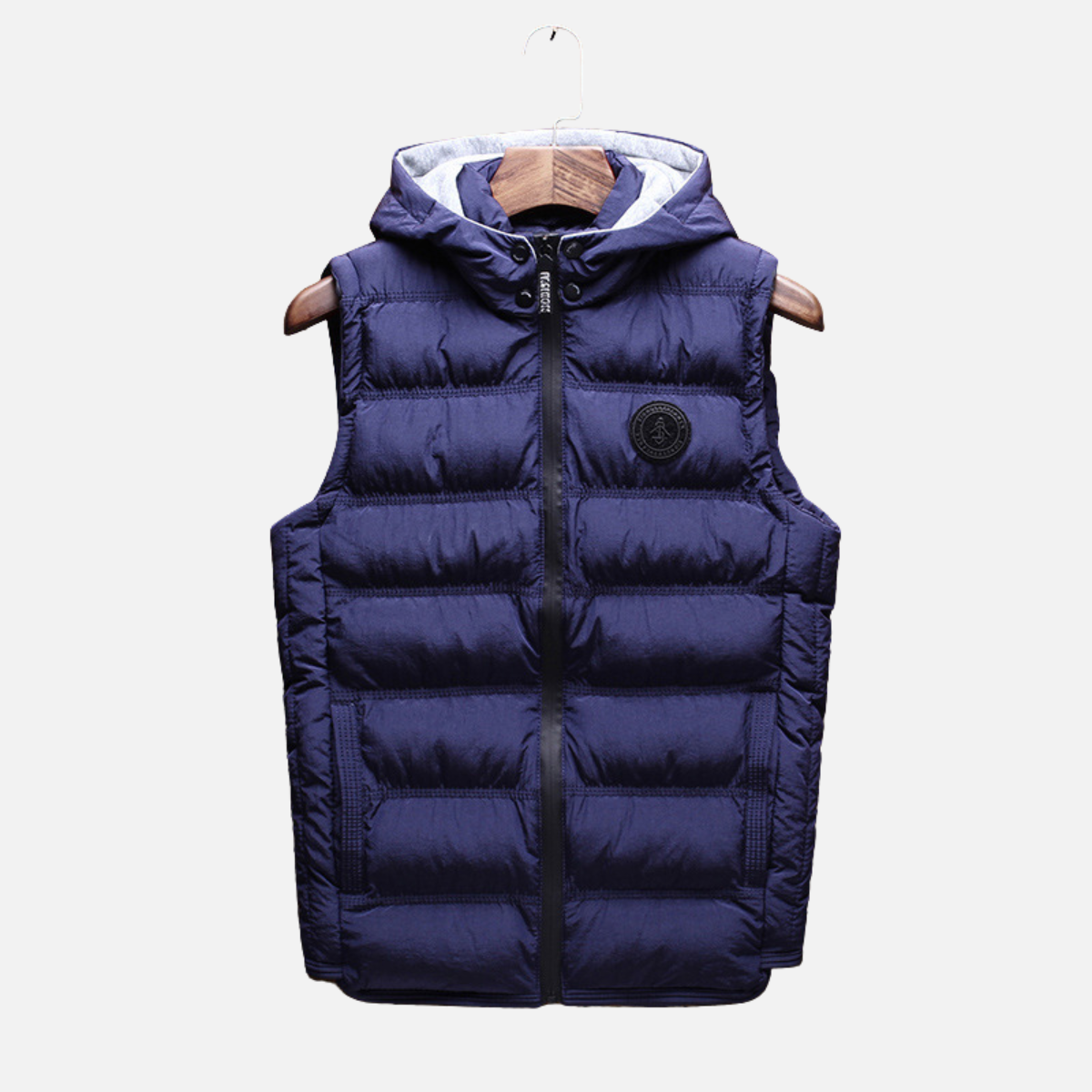 Velqlo | Gilet en Coton Respirant Homme Coupe Ajustée Superposition