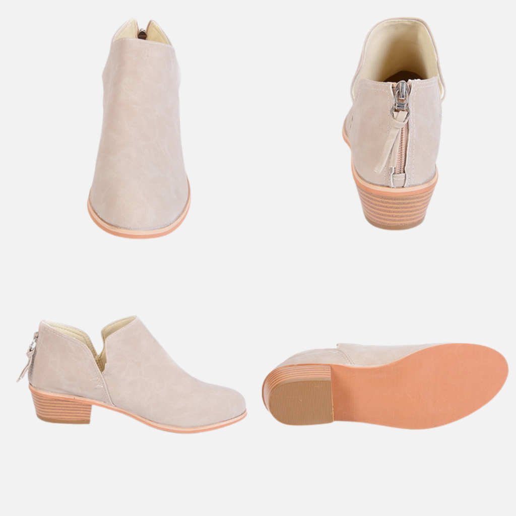 Velqlo | Bottines Élégantes à Talons Hauts pour Femme – Mode Automne