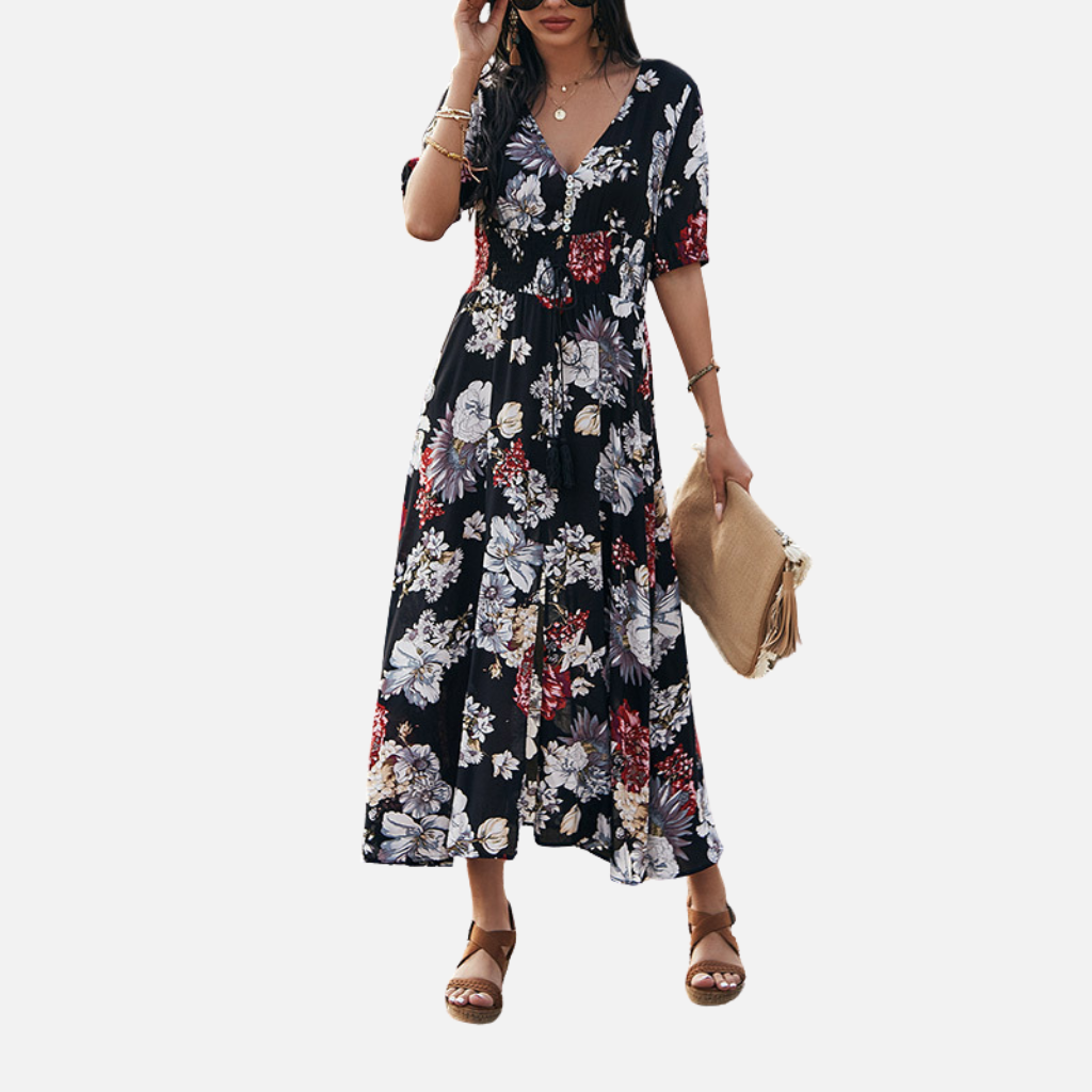 Velqlo | Robe d'été légère pour femme, idéale pour les vacances