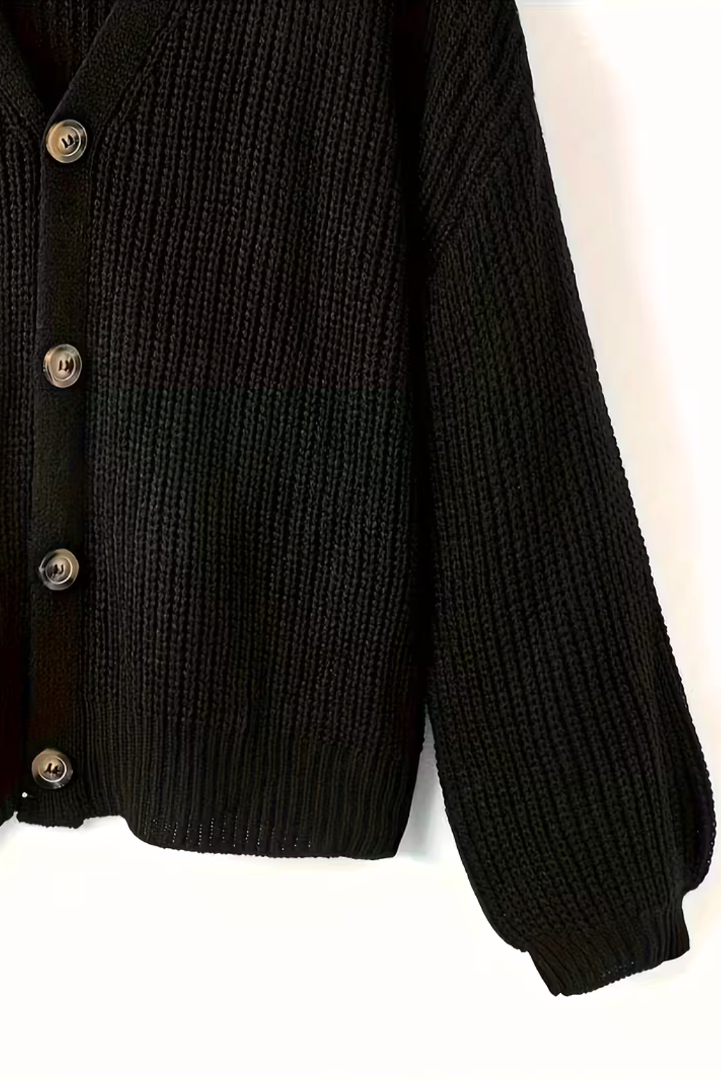 Cardigan en Tricot à Col V pour Femmes Velqlo