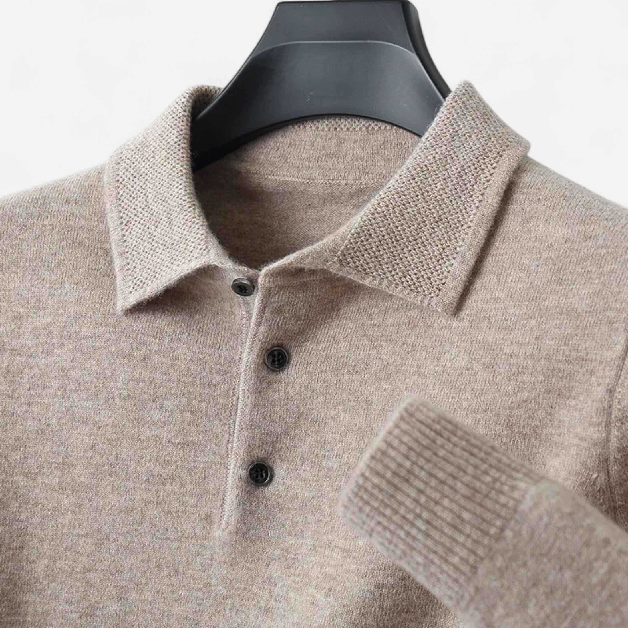 Velqlo | Pull Polo en Laine Mérinos pour Hommes