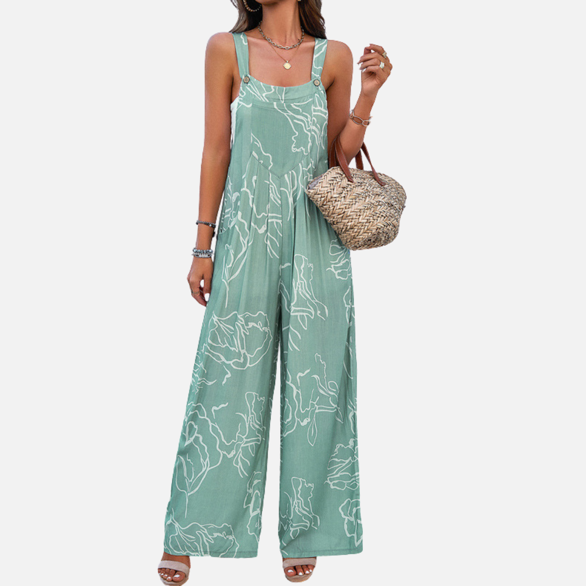 Velqlo | Combinaison large confortable pour femme avec poches