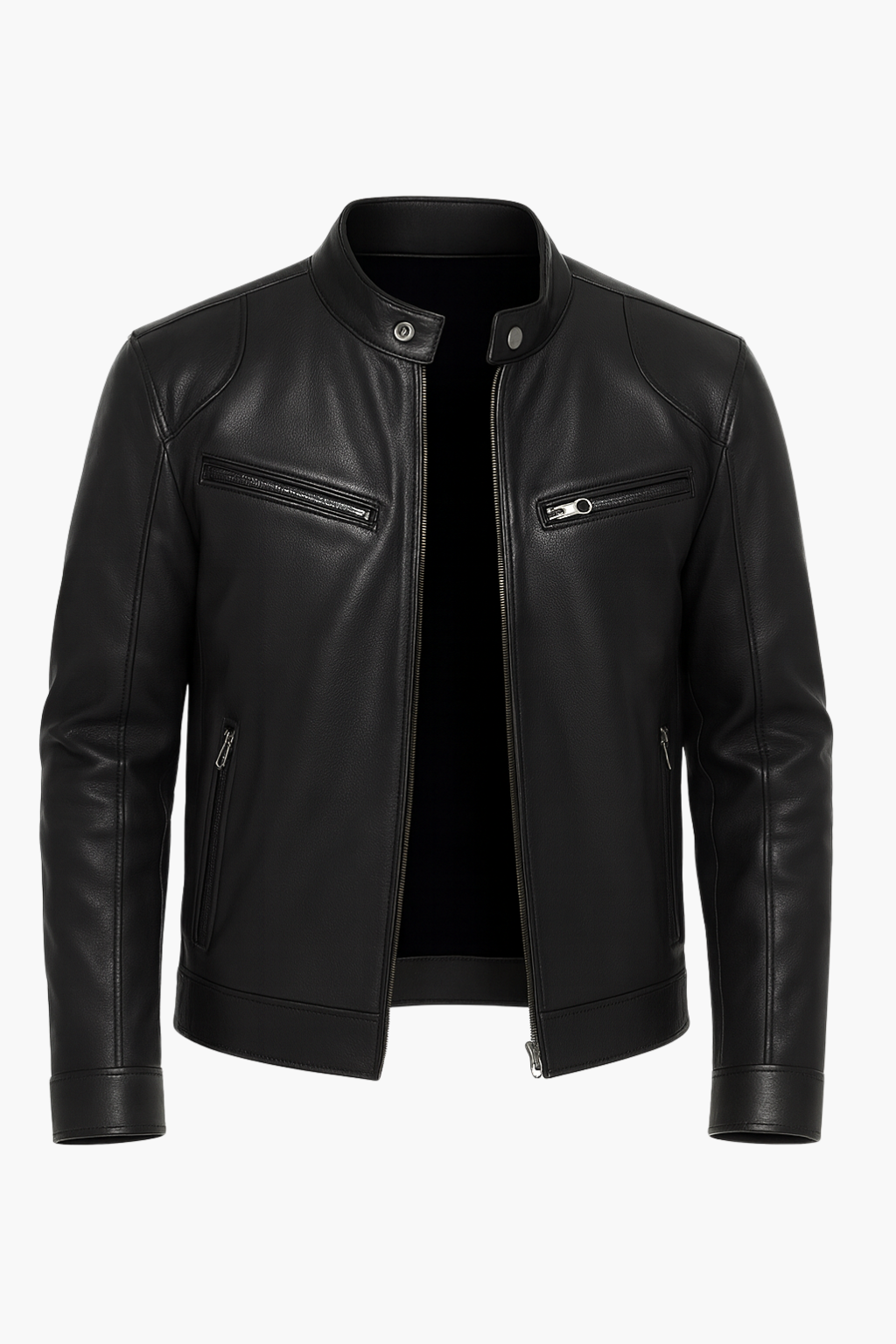 Veste en Cuir pour Hommes Velqlo