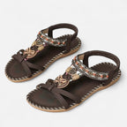 Velqlo | Women’s Rhinestone Butterfly Sandals – Boho Summer Charm