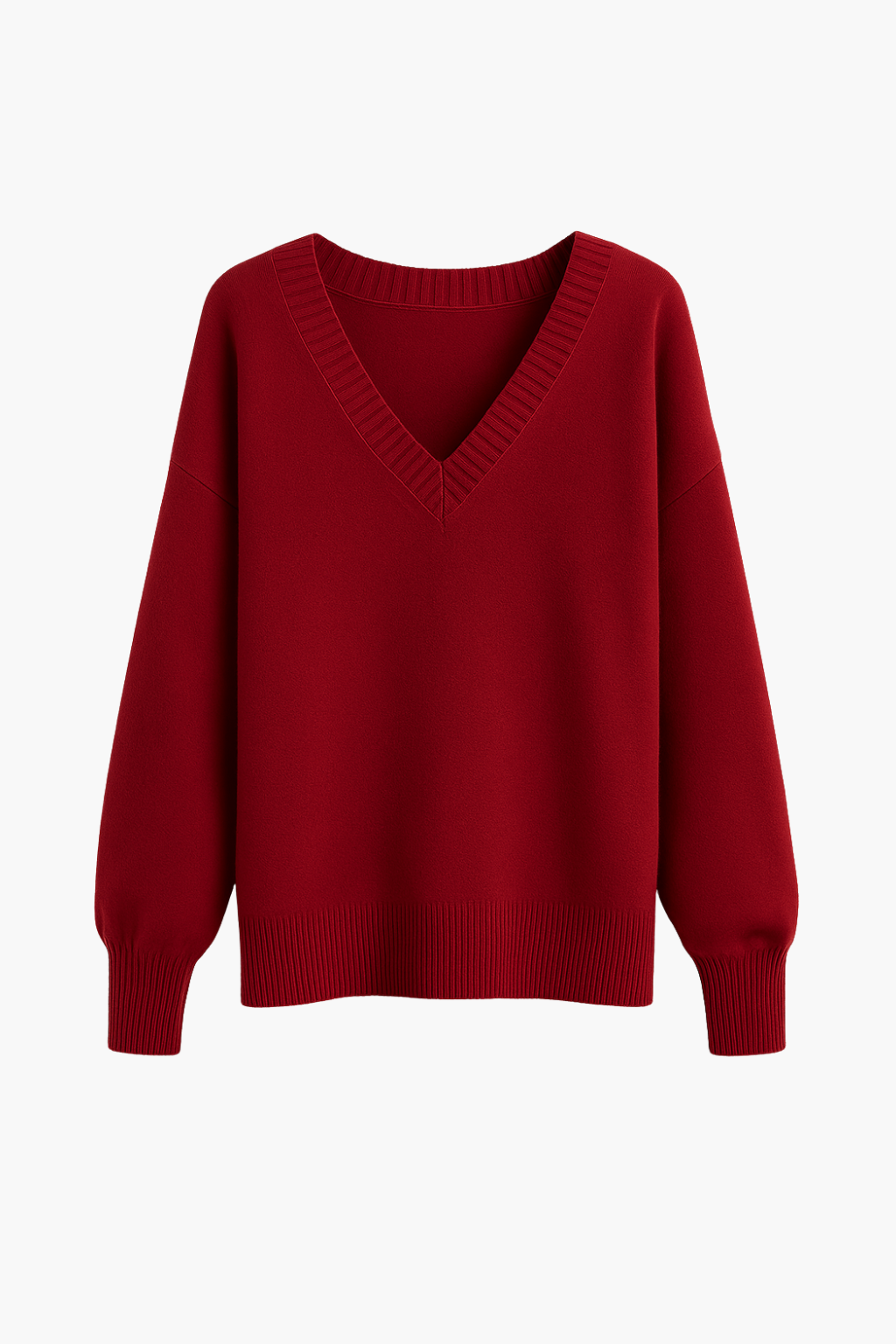 Pull en Maille à Col V pour Femmes Velqlo