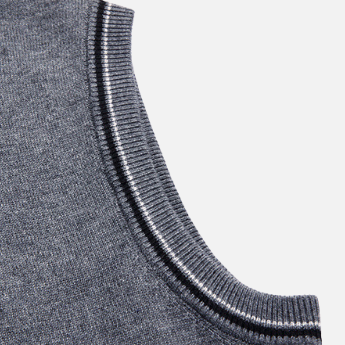 Velqlo | Pull Sans Manches Homme Coupe Ajustée Style Décontracté