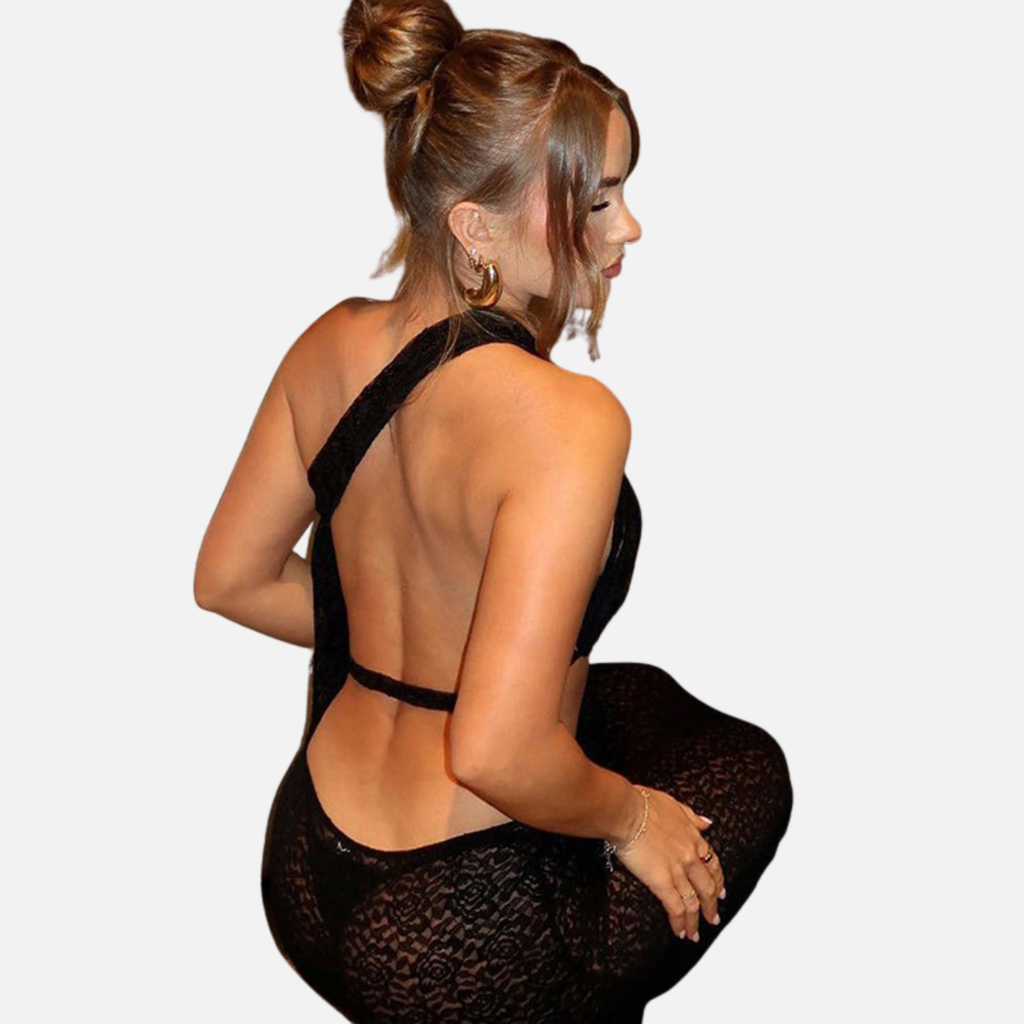 Velqlo | Top d’Été Femme Coupe Ajustée Dos Nu Couleur Unie