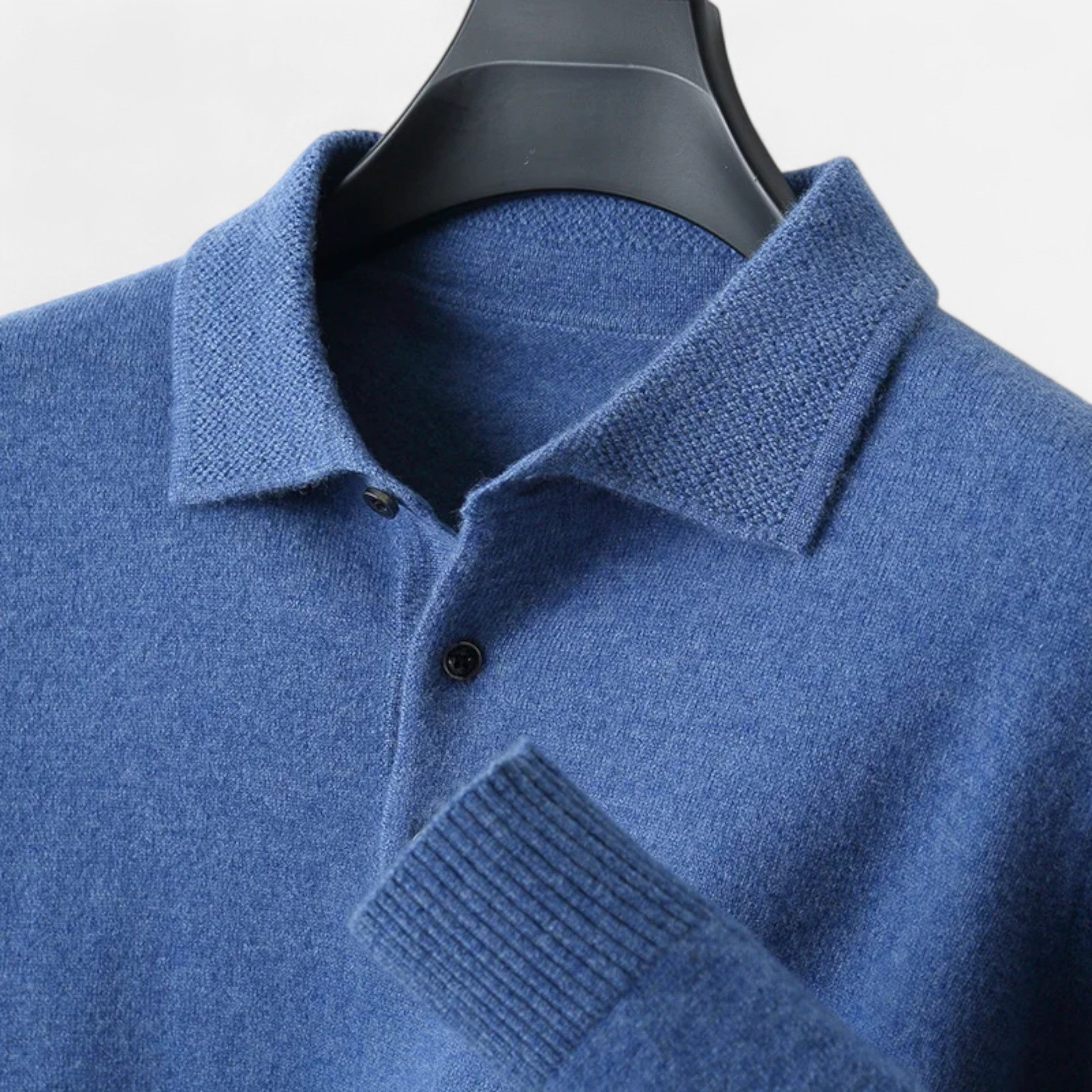 Velqlo | Pull Polo en Laine Mérinos pour Hommes