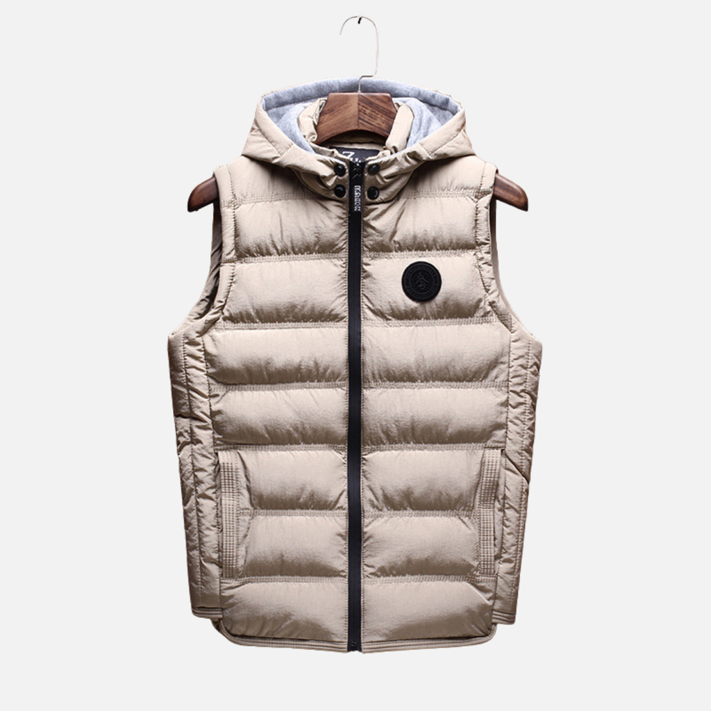 Velqlo | Gilet en Coton Respirant Homme Coupe Ajustée Superposition