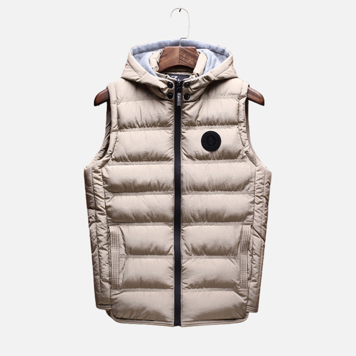 Velqlo | Gilet en Coton Respirant Homme Coupe Ajustée Superposition