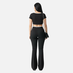 Velqlo | Body sculptant extensible pour femme, taille basse