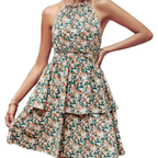 Velqlo | Robe d'été à dos nu pour femme, pour la plage