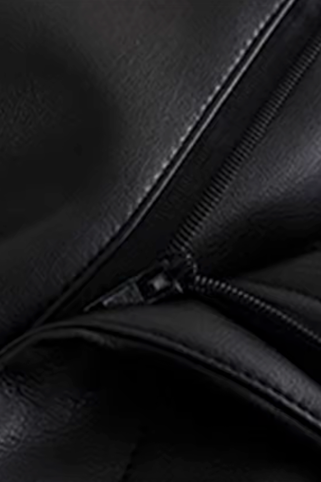 Pantalons droits en simili cuir taille haute pour femmes Velqlo