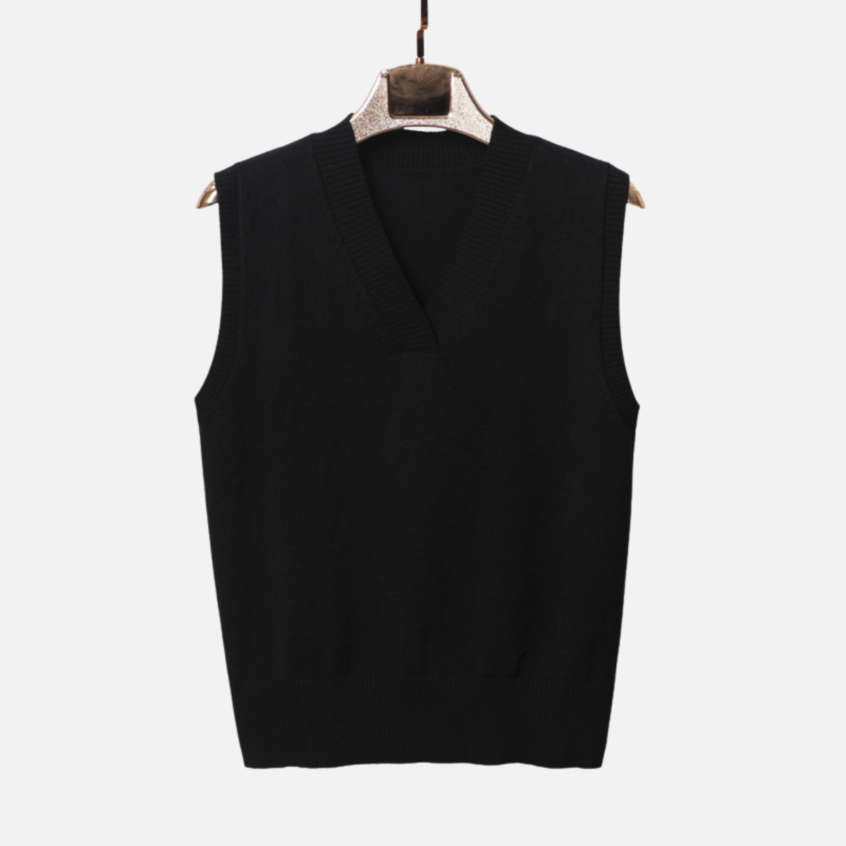 Velqlo | Gilet en maille col V classique pour homme – style business casual