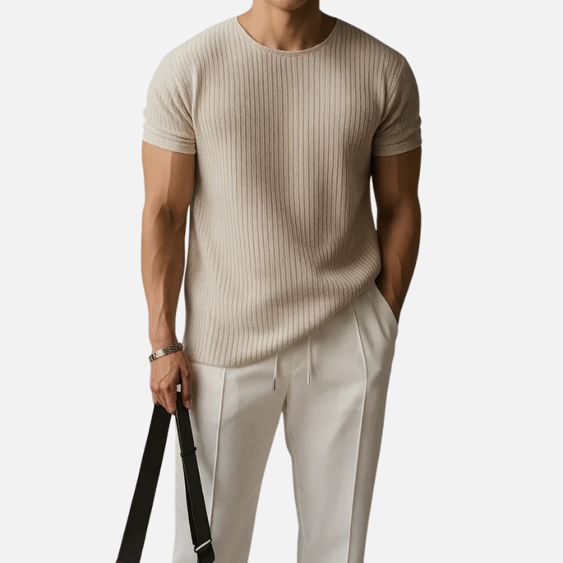 Velqlo | T-shirt coton maille homme