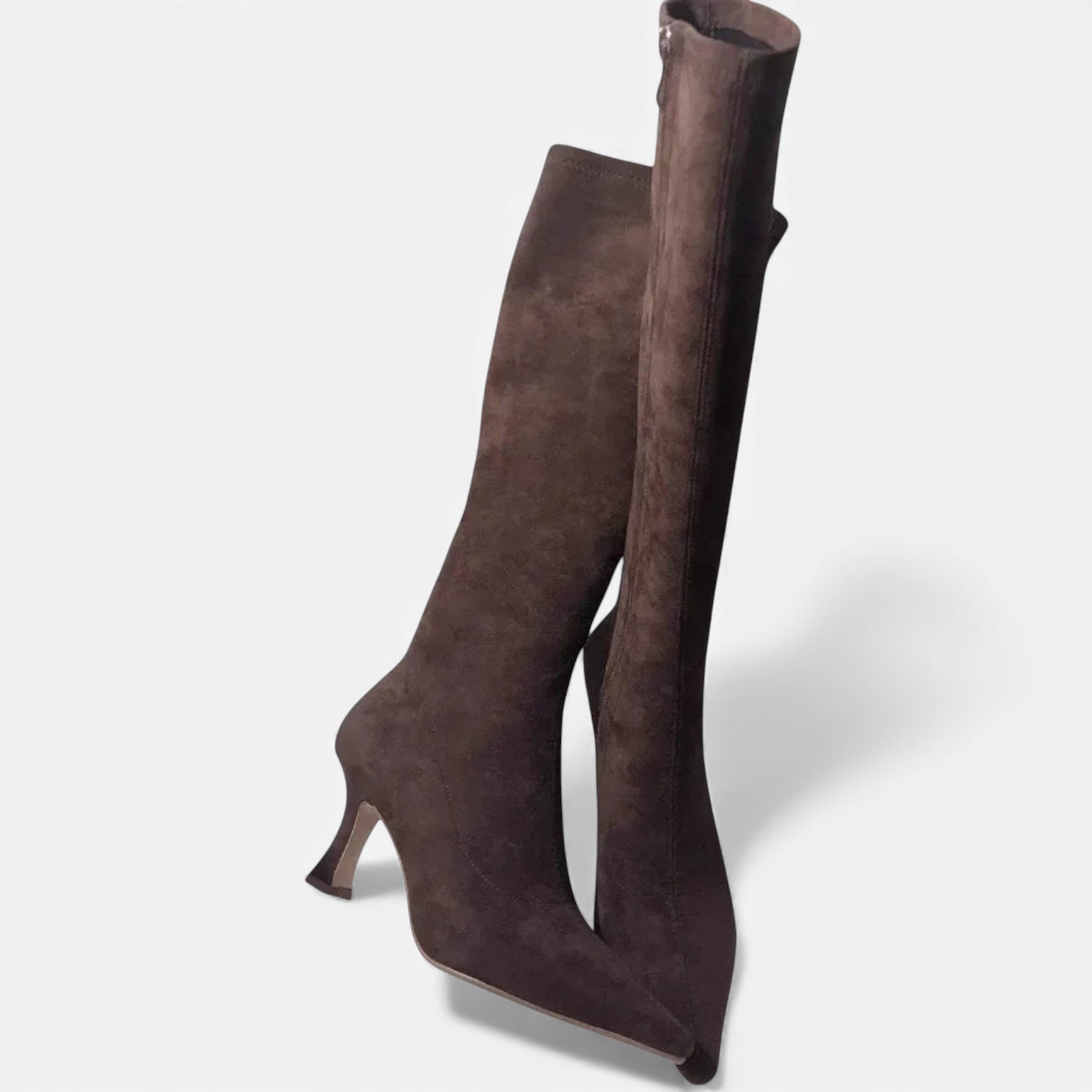 Velqlo | Bottes en Suède au-dessus du Genou pour Femmes