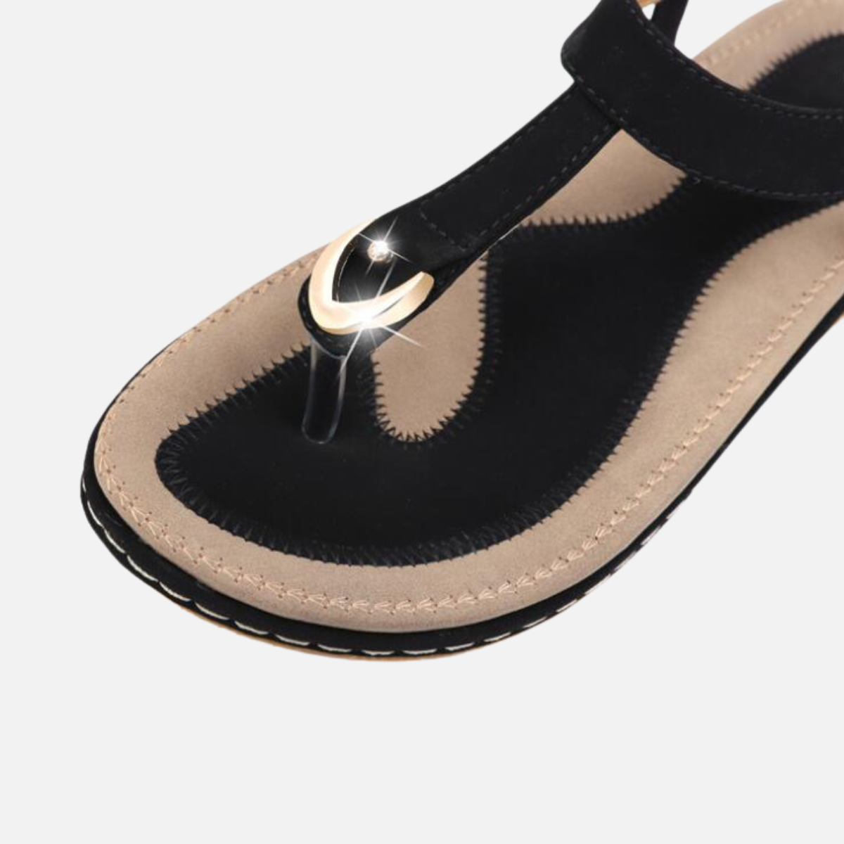 Velqlo | Sandales plateforme décontractées pour femme avec bride à la cheville