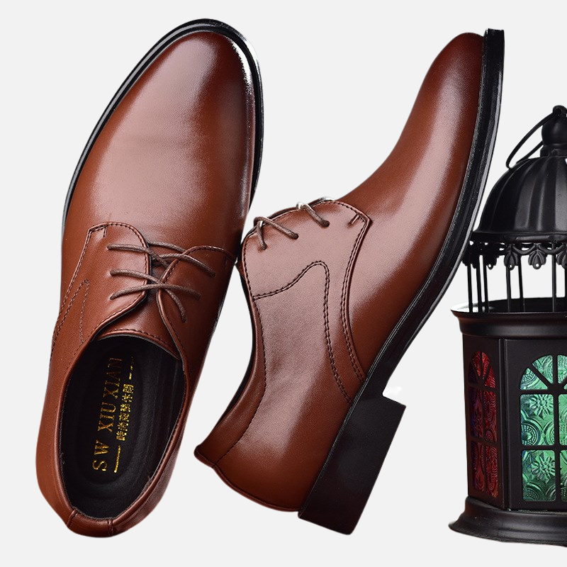 Velqlo | Chaussures Derby en Cuir – L'Essence de l'Élégance Masculine Homme